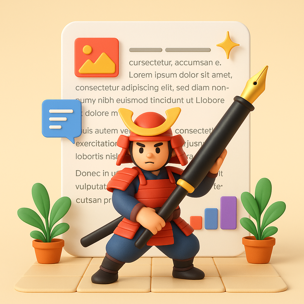 Impress with content